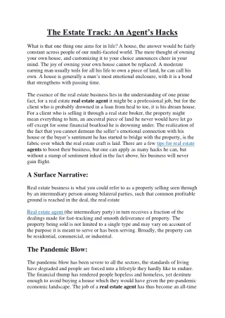 PDF - The Estate Track