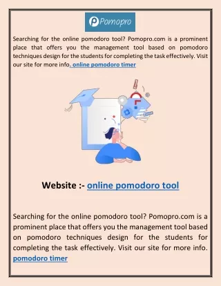 searching for the online pomodoro tool pomopro