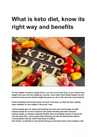 The Best Way To Lose Your Weight ( custom keto diet plan )