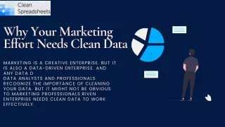 Improve Your Marketing Effort By Clean Your Data In Excel | Clean Spreadsheets
