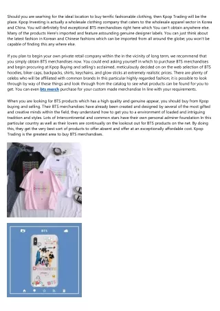 Sage Advice About bt21 store From a Five-Year-Old