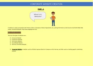 Corporate Website Creation | Website Design Agency in India