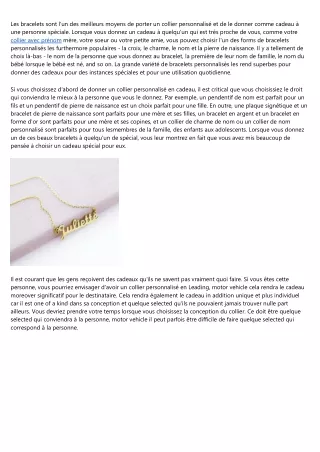 les bracelets sont l un des meilleurs moyens