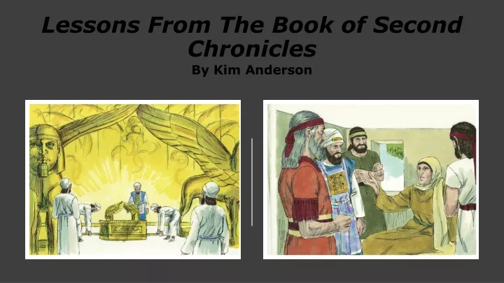 lessons from the book of second chronicles