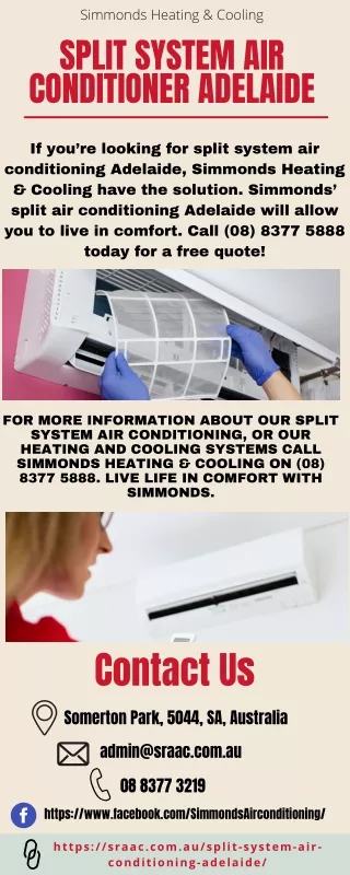 Split System Air Conditioner Adelaide