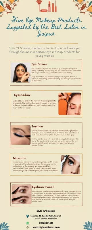 Five Eye Makeup Products Suggested by the Best Salon in Jaipur