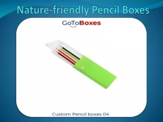nature friendly pencil boxes