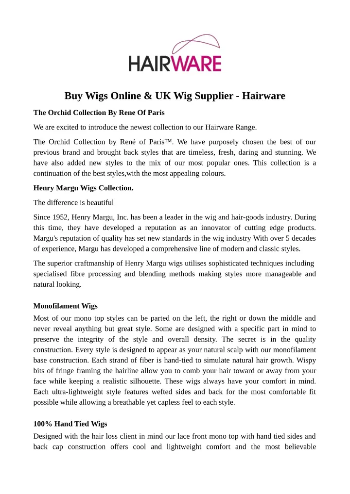 buy wigs online uk wig supplier hairware