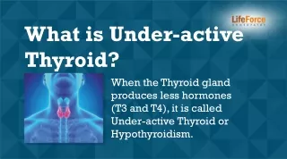 All about Underactive Thyroid - Treatment