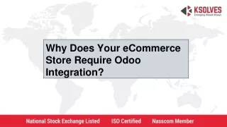 Why Does Your ECommerce Store Require Odoo Integration