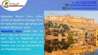 Rajasthan Tours