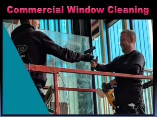 commercial window cleaning