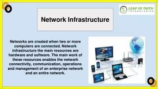 What is the role of hardware network in Network Infrastructure.