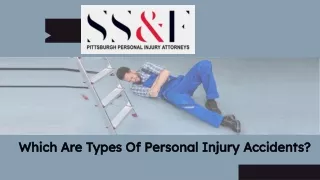 Which Are Types Of Personal Injury Accidents?