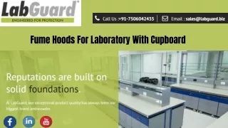 Fume Hoods For Laboratory With Cupboard - Labguard