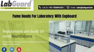 Fume Hoods For Laboratory With Cupboard - Labguard
