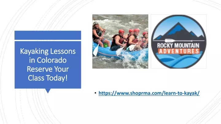 kayaking lessons in colorado reserve your class today