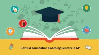 Best CA Foundation Coaching Centers in AP