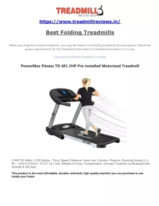 https www treadmillreviews in best folding