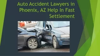 Auto Accident Lawyers in Phoenix