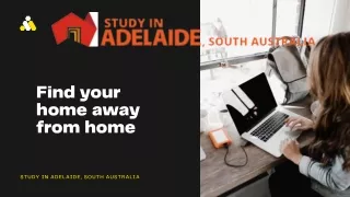 Study in Adelaide, South Australia.