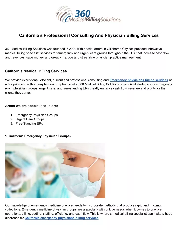 california s professional consulting
