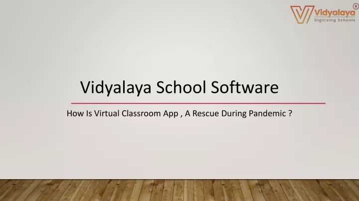 vidyalaya school software