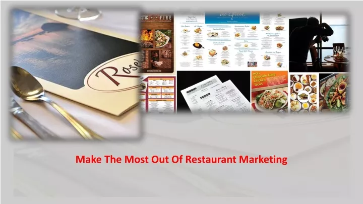 make the most out of restaurant marketing