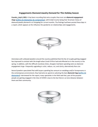 Anillos De Diamantes De Compromiso