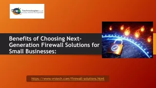 benefits of choosing next generation firewall solutions for small businesses