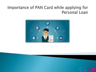 importance of pan card while applying for personal loan