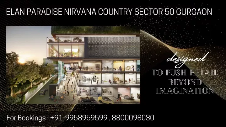 elan paradise nirvana country sector 50 gurgaon