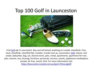 Top 100 Golf in Launceston