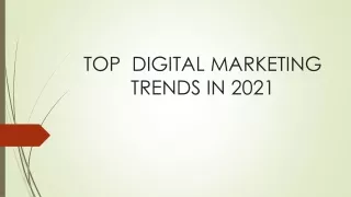 digital marketing trends in 2021