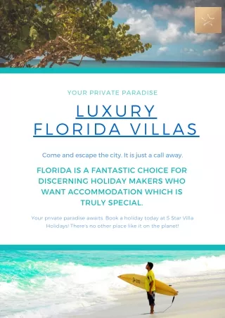 Luxury Florida Villas