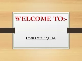 welcome to