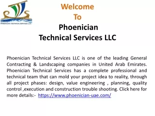 welcome to phoenician technical services llc