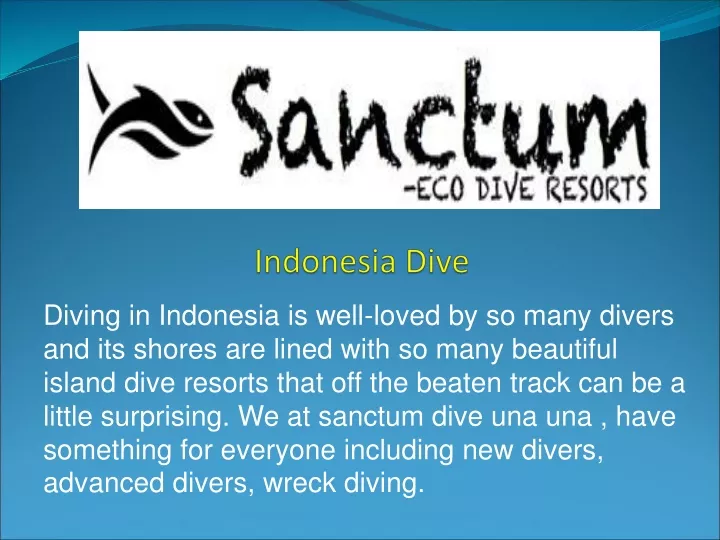 indonesia dive