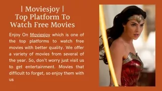 Moviejoy | Top Platform To Watch Free Movies