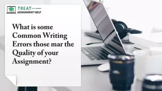 what is some common writing errors those mar the quality of your assignment