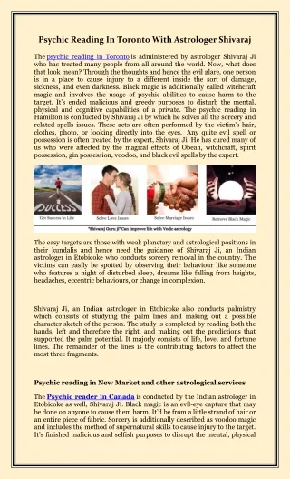 psychic reading in toronto with astrologer