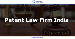Patent Law Firm India - Biswajit Sarkar