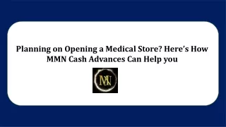 Planning on Opening a Medical Store?