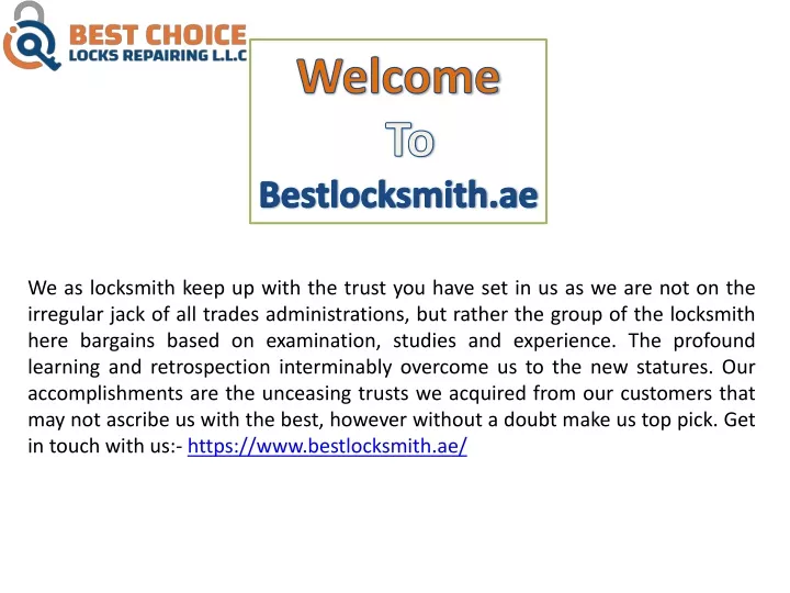 welcome to b estlocksmith ae