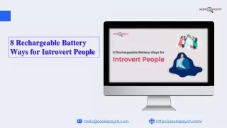 8 Rechargeable Battery Ways for Introvert People