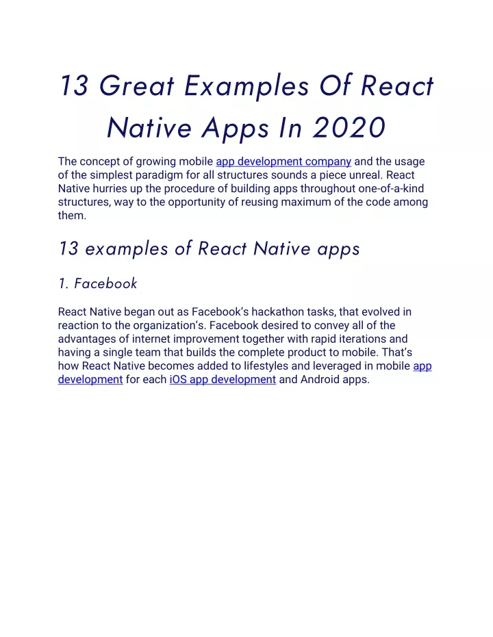 13 great examples of react native apps in 2020
