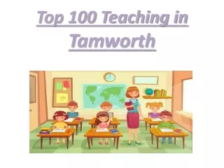 Top 100 Teaching in Tamworth