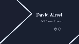 David Alessi Lawyer - Possesses Great Communication Skills
