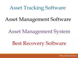 asset tracking software
