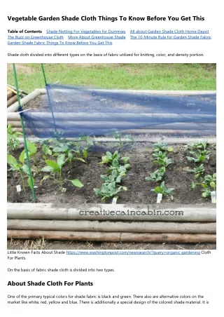 Some Ideas on Shade Net For Plants You Need To Know
